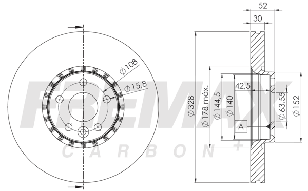 спирачен диск FREMAX              