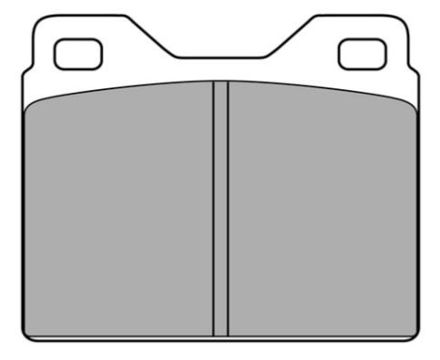 комплект спирачно феродо, дискови спирачки FREMAX              