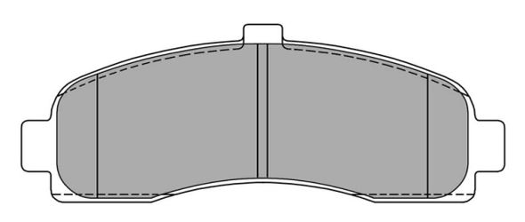 комплект спирачно феродо, дискови спирачки FREMAX              