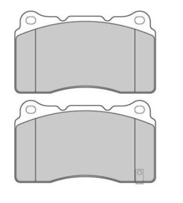 комплект спирачно феродо, дискови спирачки FREMAX              
