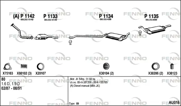 Изпускателна система FENNO               