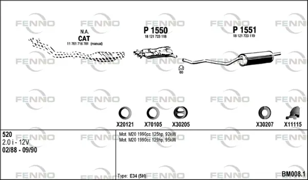 Изпускателна система FENNO               