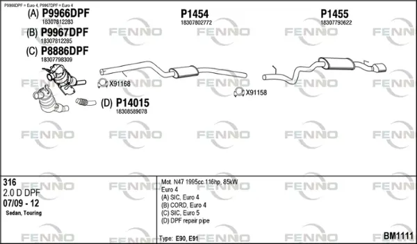 Изпускателна система FENNO               