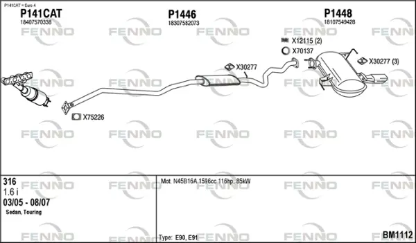 Изпускателна система FENNO               