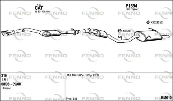 Изпускателна система FENNO               