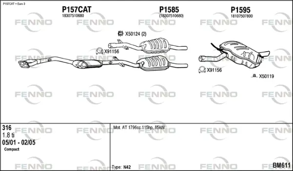 Изпускателна система FENNO               