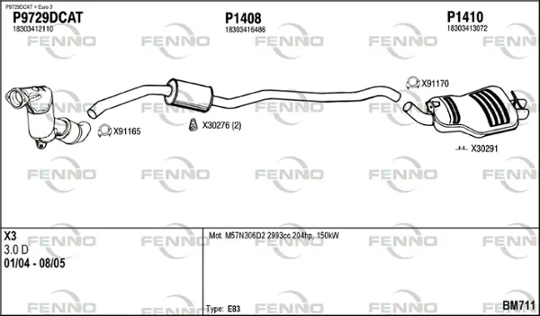 Изпускателна система FENNO               