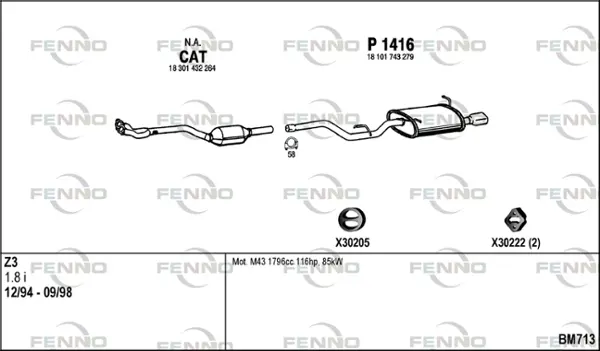 Изпускателна система FENNO               