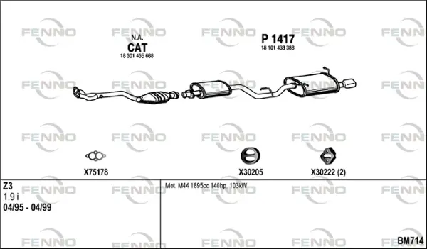Изпускателна система FENNO               