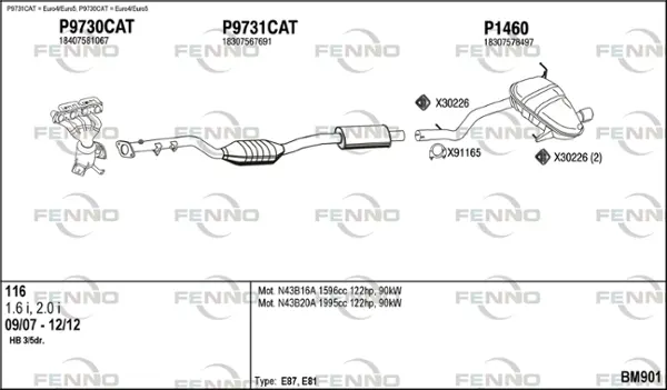 Изпускателна система FENNO               