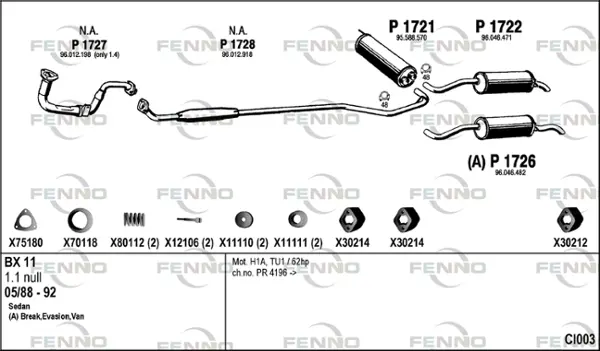 Изпускателна система FENNO               