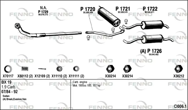 Изпускателна система FENNO               