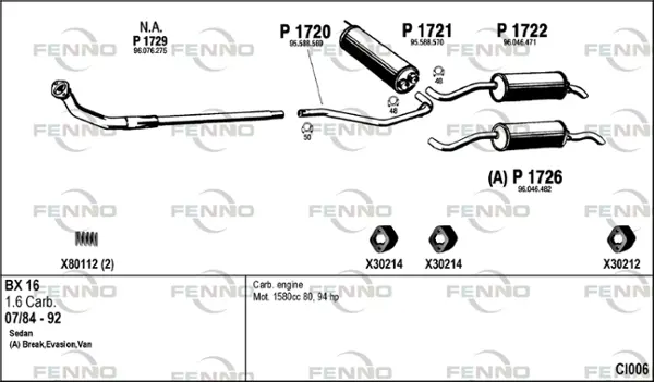 Изпускателна система FENNO               