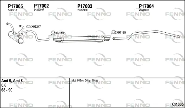Изпускателна система FENNO               