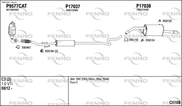 Изпускателна система FENNO               
