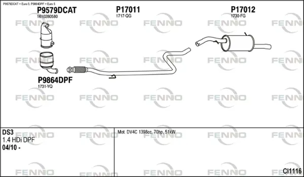 Изпускателна система FENNO               