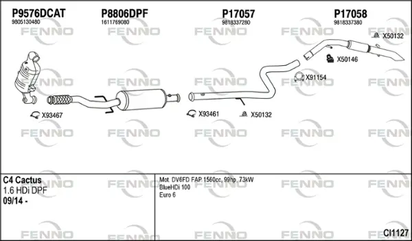 Изпускателна система FENNO               