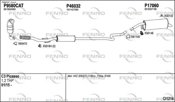 Изпускателна система FENNO               