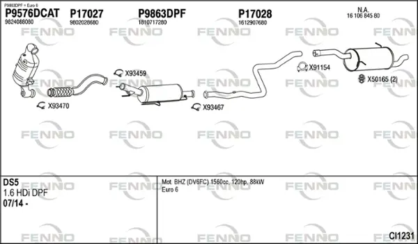 Изпускателна система FENNO               