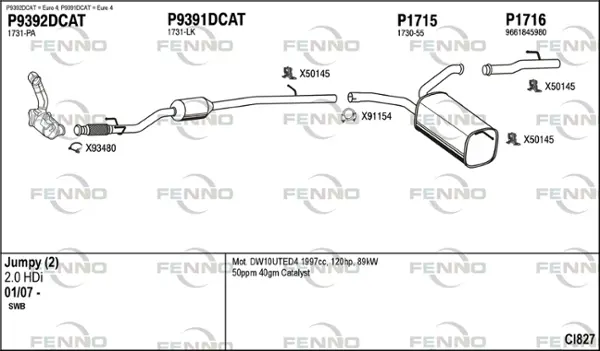 Изпускателна система FENNO               