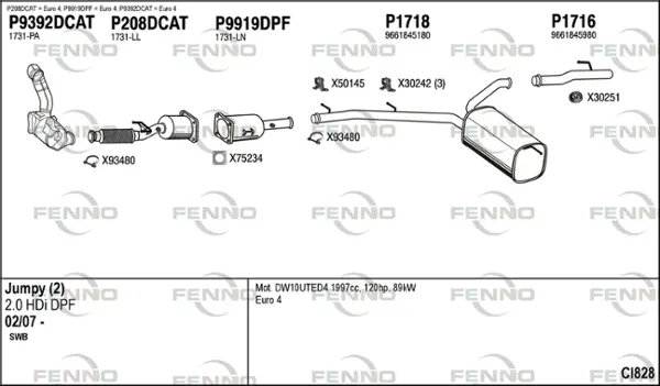 Изпускателна система FENNO               