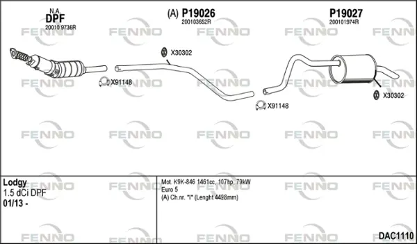 Изпускателна система FENNO               