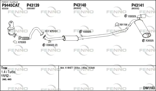 Изпускателна система FENNO               