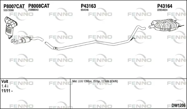 Изпускателна система FENNO               