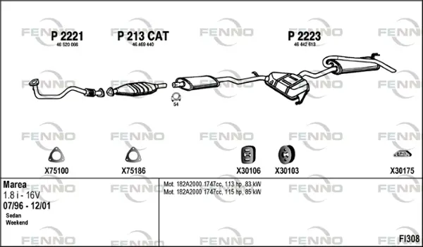 Изпускателна система FENNO               