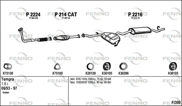 Изпускателна система FENNO               