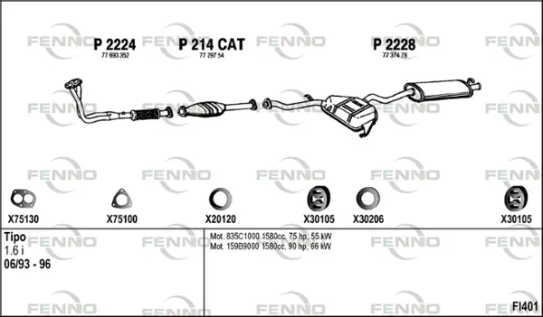 Изпускателна система FENNO               