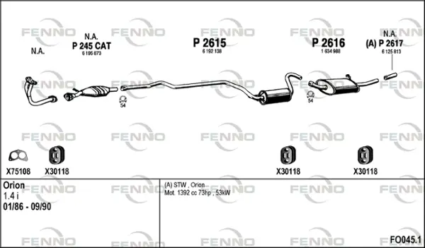 Изпускателна система FENNO               