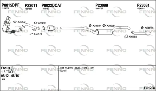Изпускателна система FENNO               