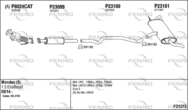 Изпускателна система FENNO               