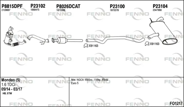 Изпускателна система FENNO               