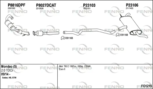 Изпускателна система FENNO               