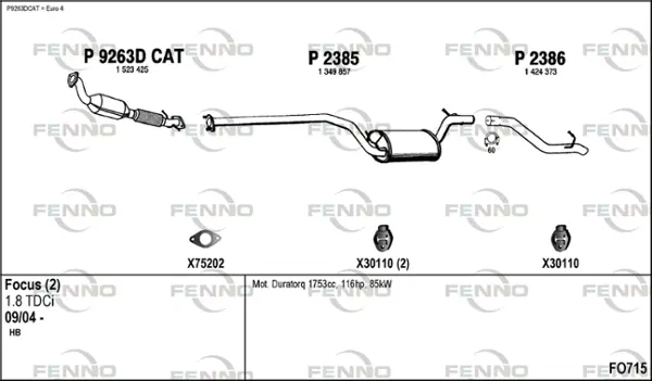 Изпускателна система FENNO               