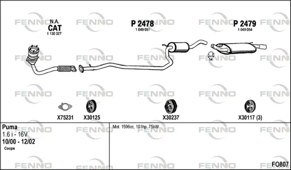 Изпускателна система FENNO               