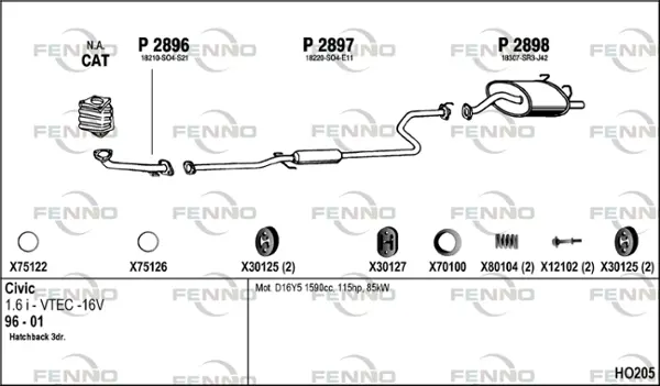 Изпускателна система FENNO               