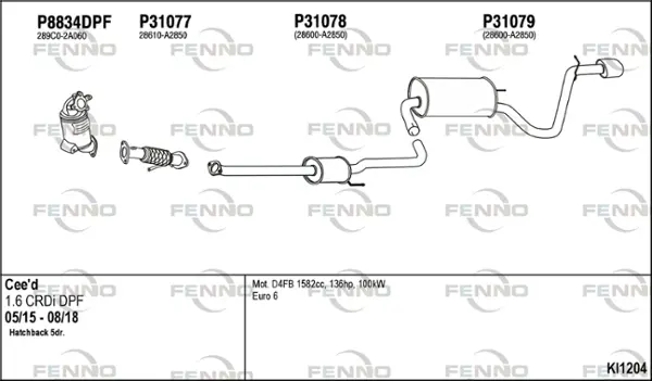 Изпускателна система FENNO               