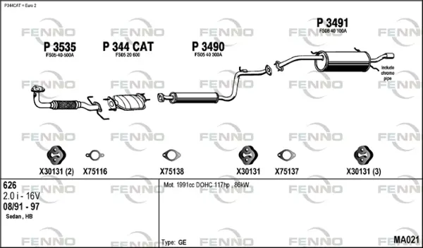 Изпускателна система FENNO               