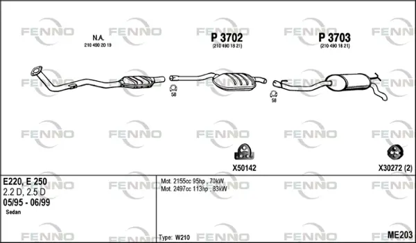 Изпускателна система FENNO               