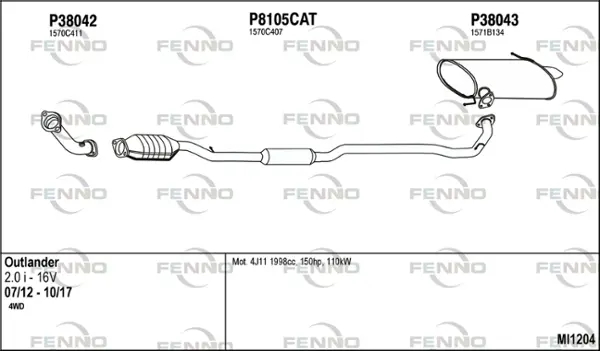 Изпускателна система FENNO               