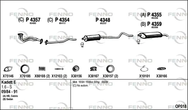 Изпускателна система FENNO               