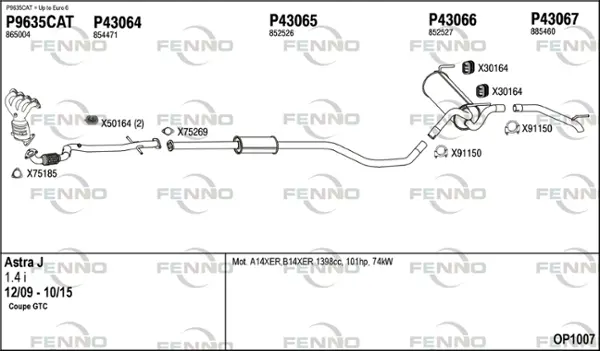 Изпускателна система FENNO               