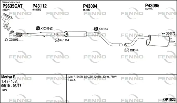 Изпускателна система FENNO               