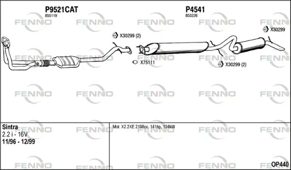 Изпускателна система FENNO               
