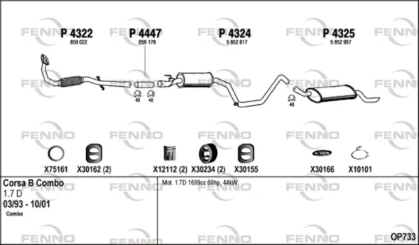 Изпускателна система FENNO               