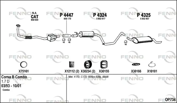 Изпускателна система FENNO               