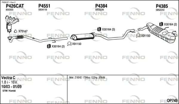 Изпускателна система FENNO               